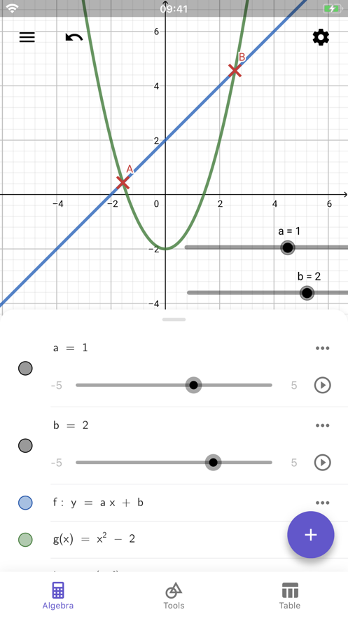 GeoGebra app截图