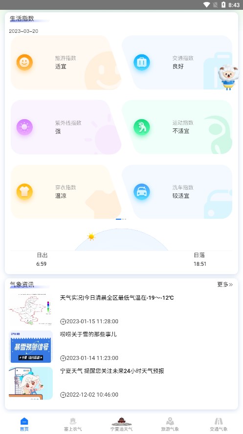 宁夏智慧气象app截图