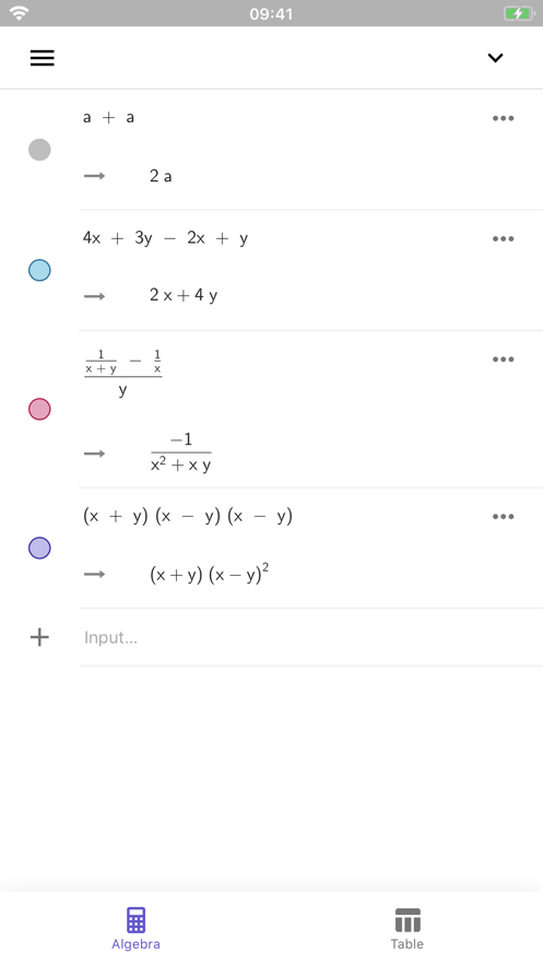 GeoGebra app截图