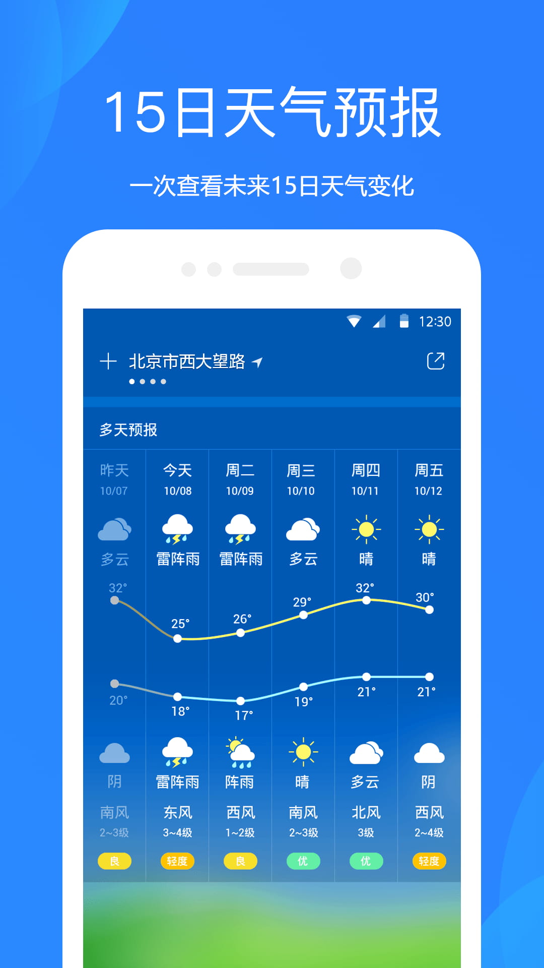 天气预报app下载截图