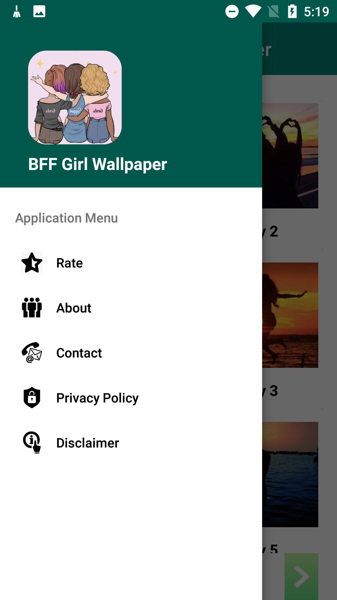 bff girl wallpaper app截图