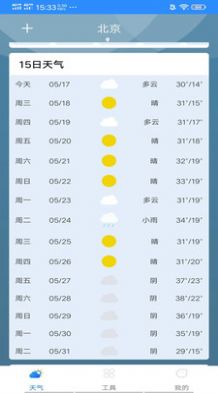 候鸟天气精灵app截图