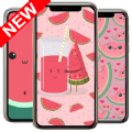 Cute Kawaii Watermelon西瓜壁纸