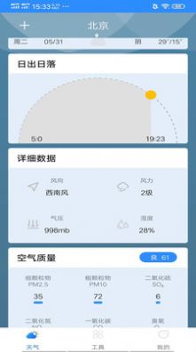 候鸟天气精灵app截图