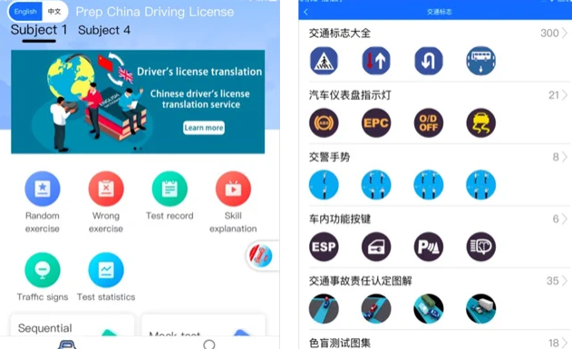 Prep China Driving License