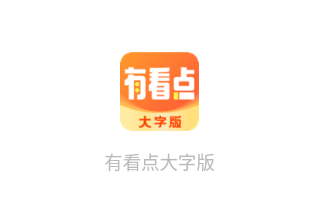 有看点大字版app