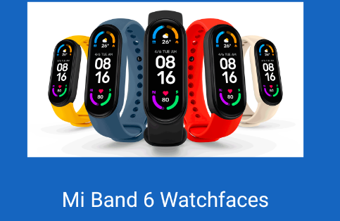 Mi Band 6 Watchfaces app