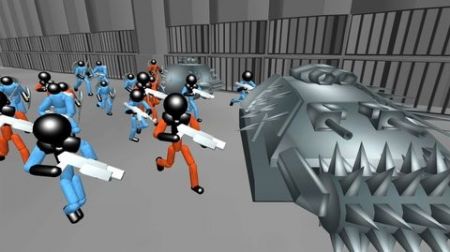 火柴人逃脱僵尸监狱Stickman Prison Battle Simulator