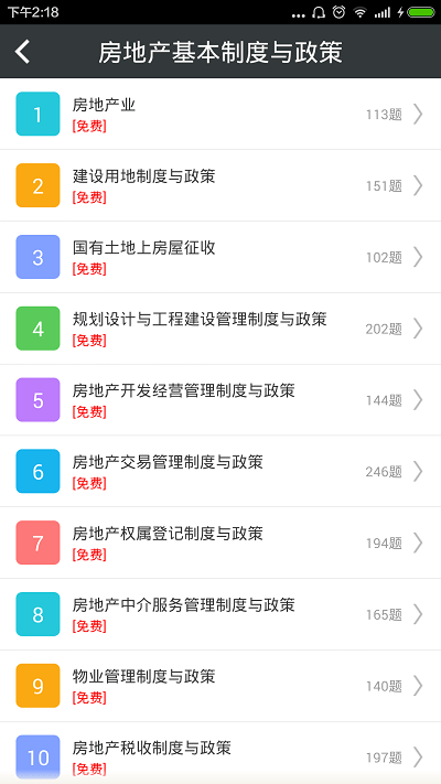 房地产估价师总题库软件截图