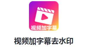 视频加字幕去水印app