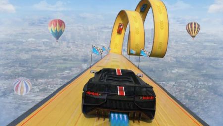 超级汽车特技赛3D游戏Mega Car Stunt Race 3D Game