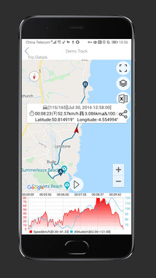 GPS轨迹追踪器app截图