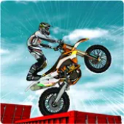 摩托车车顶跳跃特技Dirt Bike Roof Jumping Stunts