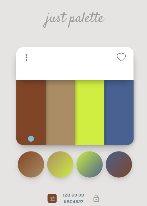 Just Palette app