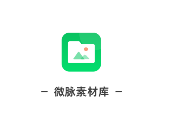 微脉素材库app