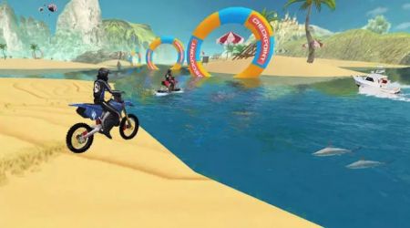 冲浪自行车赛Surfer Bike Racing Game