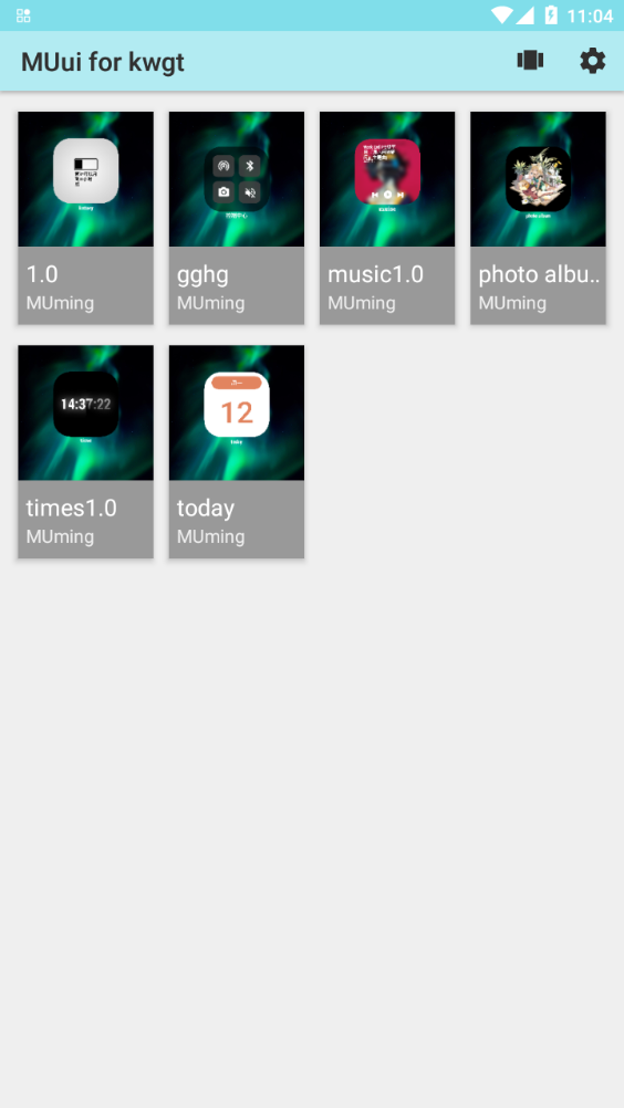 MUui for kwgt插件包app截图