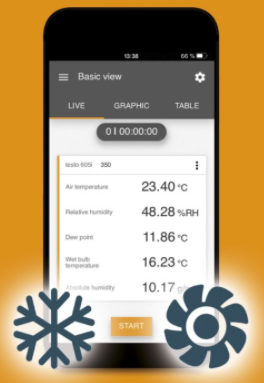 testo Smart app