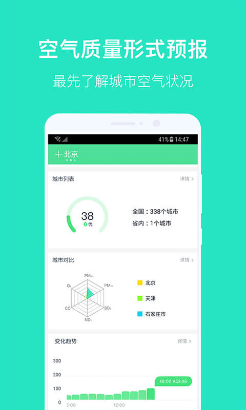 空气质量发布app截图