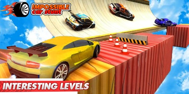 Impossible Car Stunts(不可能的汽车特技比赛3d)截图