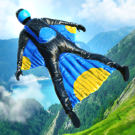 Base Jump Wing Suit Flying(定点跳伞翼服飞行)