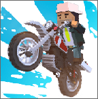 模拟方块摩托车Blocky Moto Bike SIM 2017