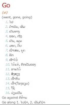 Lao Dictionary老挝字典app截图