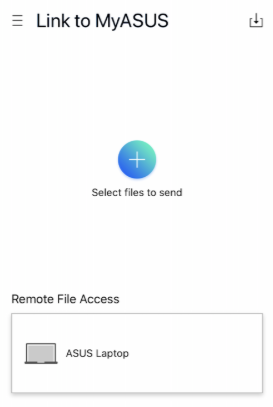 Link to MyASUS app