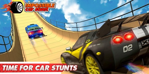 Impossible Car Stunts(不可能的汽车特技比赛3d)截图