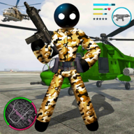 火柴人陆军战争模拟器army stickman rope hero