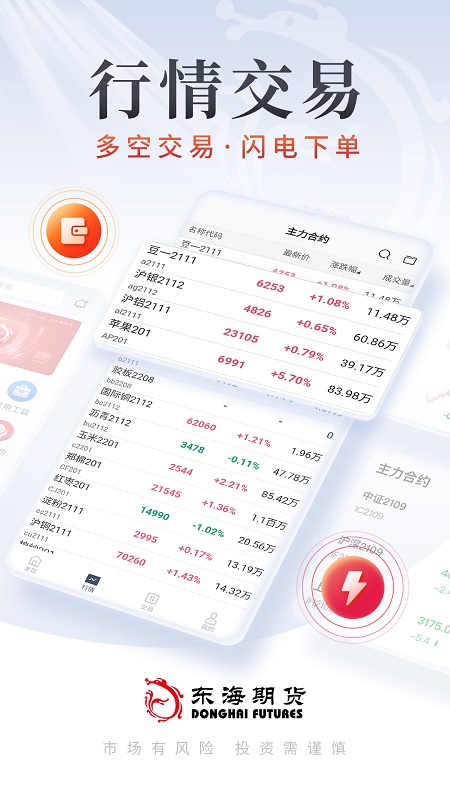 东海期货开户交易app截图