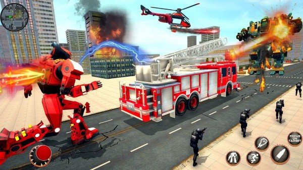 应急消防机器人Emergency FireFighter Robot 3D