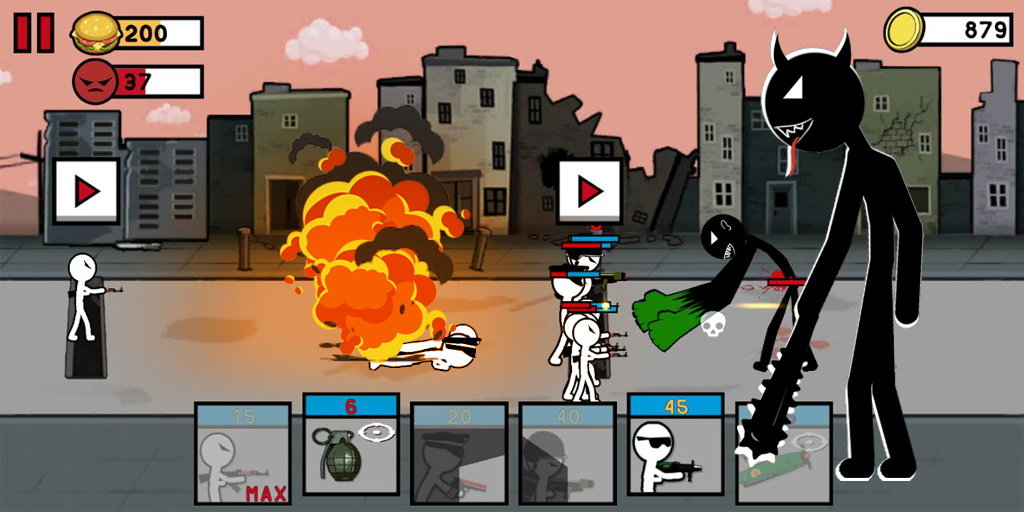 火柴人世界战争模拟器(Stickman Army)截图