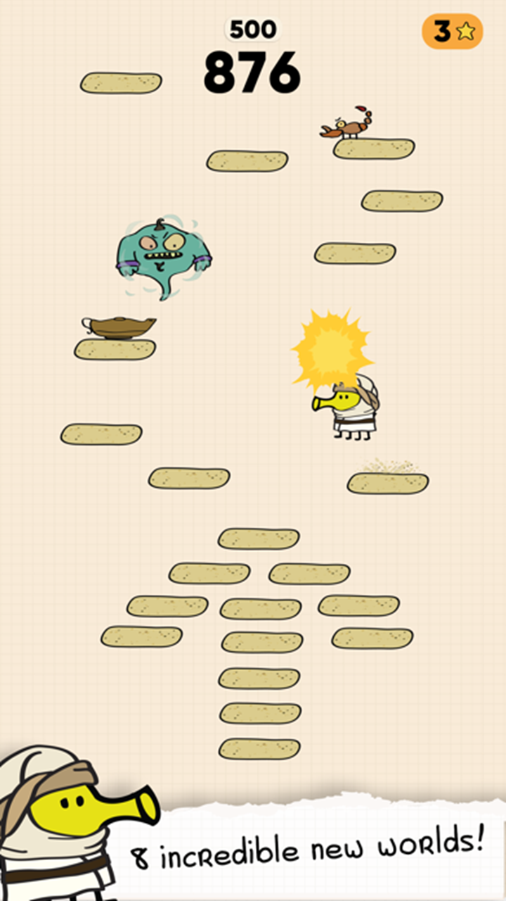 Doodle Jump(涂鸦跳跃2安卓版)截图