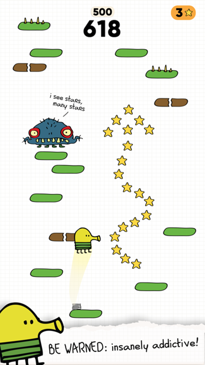 Doodle Jump(涂鸦跳跃2安卓版)截图