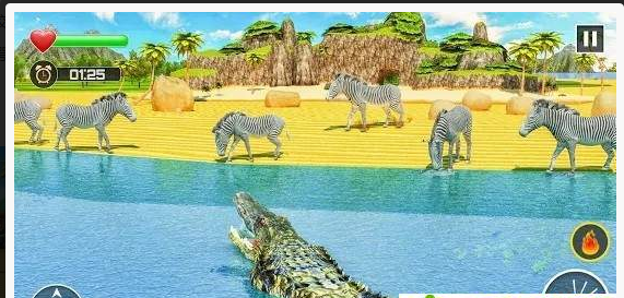 Angry Crocodile Simulator(愤怒鳄鱼模拟器下载)截图