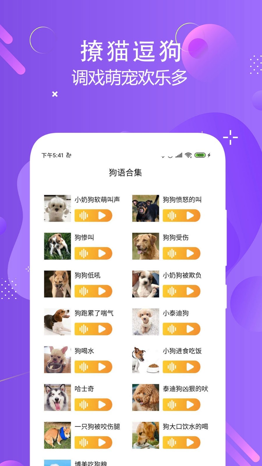 猫狗语言翻译交流器截图