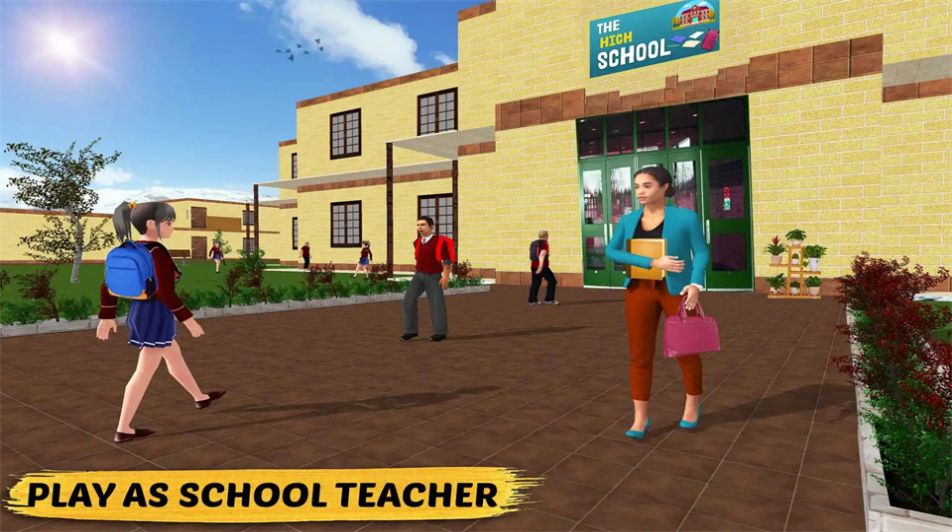 虚拟高中教师模拟器High School Teacher Life Games