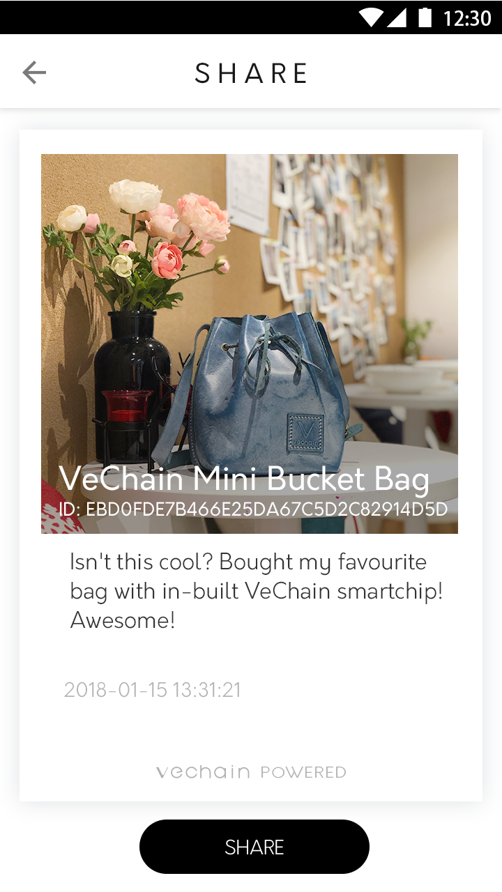 VeChain Pro(唯链区块链商品溯源平台)截图