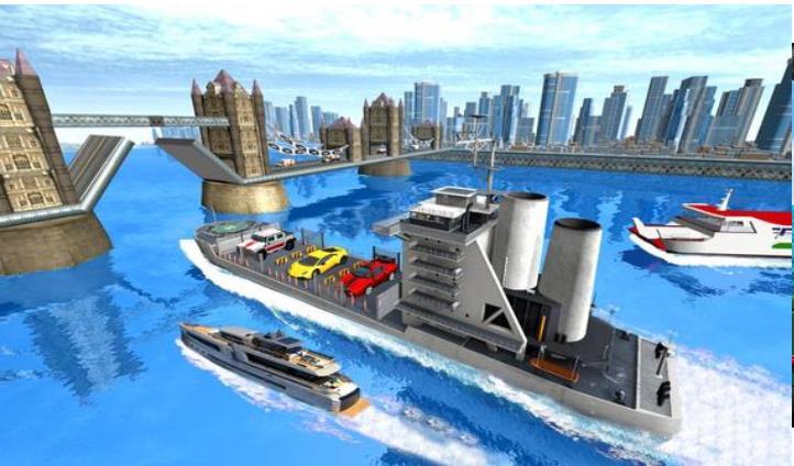 Car Transport Ship Simulator 3d(港口停车场)截图