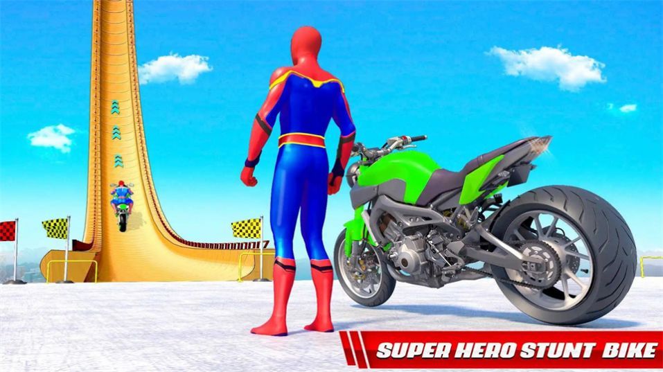 超级英雄公路骑士中文版(SuperHero Highway Rider)截图