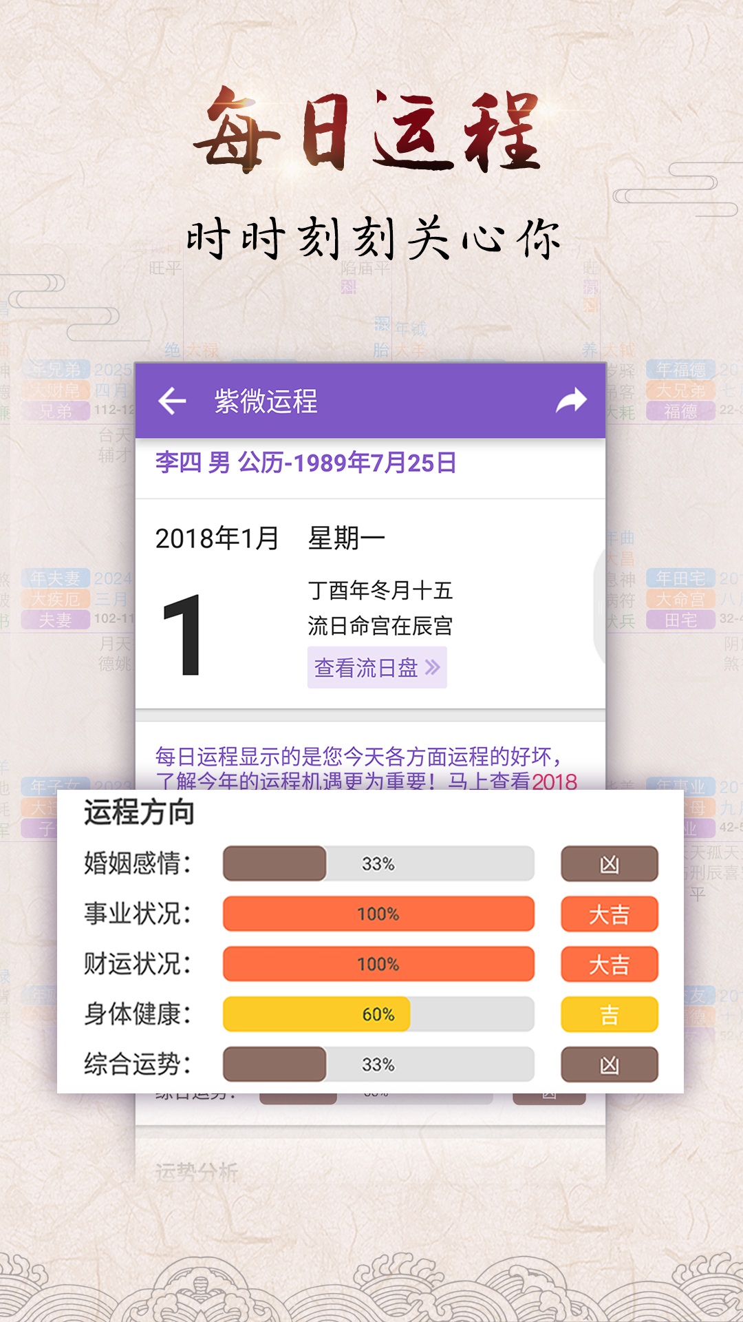 紫微八字算命app截图