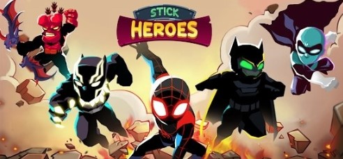 Stick Heroes(火柴人英雄弓箭手)截图