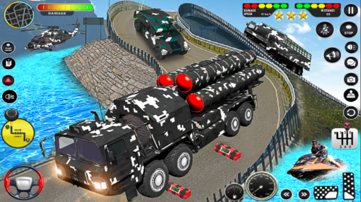 陆军车辆运输卡车模拟器Army Vehicle Transporter