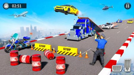 飞行警车特技Flying Police Car截图