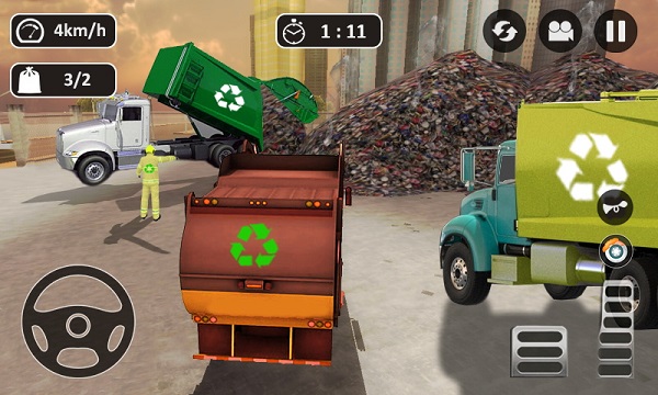 模拟垃圾车清洁Garbage Trash Truck Driving