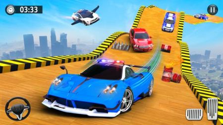 飞行警车特技Flying Police Car