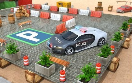 警车停车场学校Police Car Parking