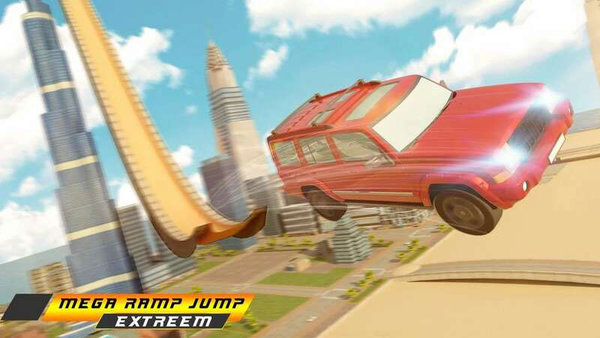 迪拜汽车特技(Dubai Car Crime City Grand Race Ramp)截图