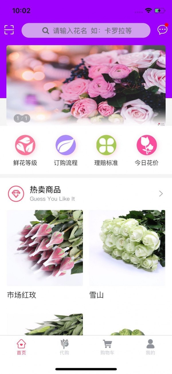 嘉佳花卉鲜花批发一件代发截图